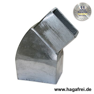 Pfostenabwinkelung Aluminium 60x40 mm