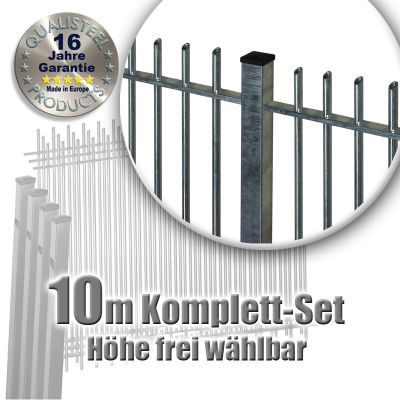 Frontgitter PROTECTION Komplett-Set feuerverzinkt 10m