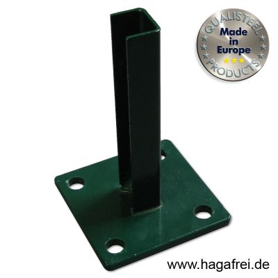 Standfuß grün für Pfosten Ø 42 - 44 mm