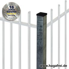 Zaunpfosten PROTECTION feuerverzinkt 60 x 60 mm Eckpfosten