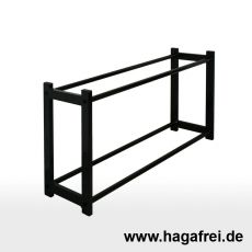 CUBE Multifunktionsregal 50 x 100 x 25 cm schwarz RAL9005