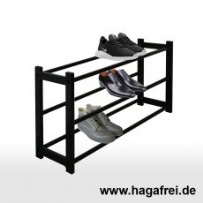 CUBE Multifunktionsregal 50 x 100 x 25 cm schwarz RAL9005