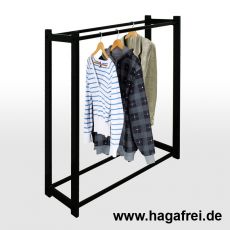 CUBE Multifunktionsregal 100 x 50 x 25 cm schwarz RAL9005