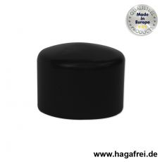 Pfostenkappe 34 mm schwarz