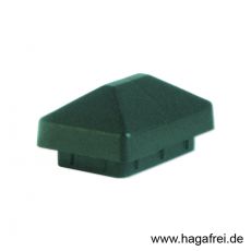 Pfostenkappe für Rechteckpfosten 60 x 40 mm grün